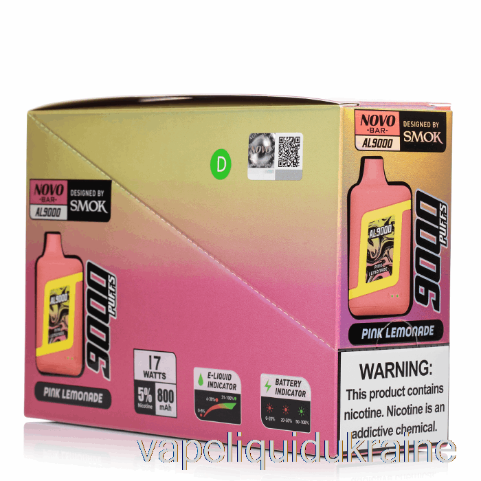 Vape Ukraine SMOK NOVO Bar AL9000 Disposable (5-Pack)